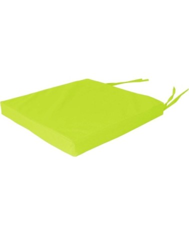 Galette de chaise de jardin carrée 38 cm vert anis