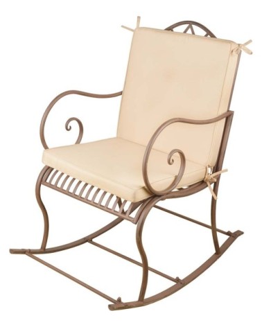 Coussin pour rockingchair de jardin