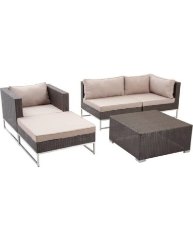 Salon de jardin modulable Mirage 5 places