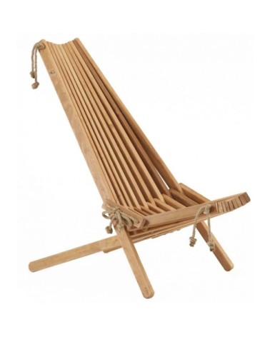 Chilienne en bois EcoChair avec coussin Aulne