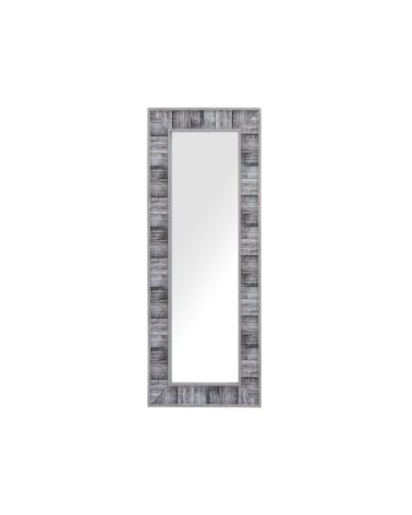 Miroir en matériaux synthétiques gris 130x50