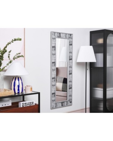 Miroir en matériaux synthétiques gris 130x50