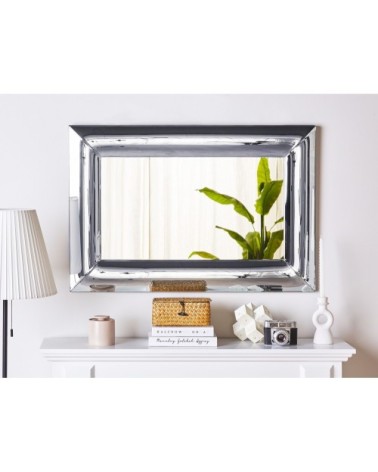 Miroir en verre argenté 90x60