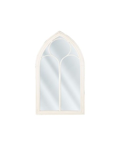 Miroir en métal blanc 113x62