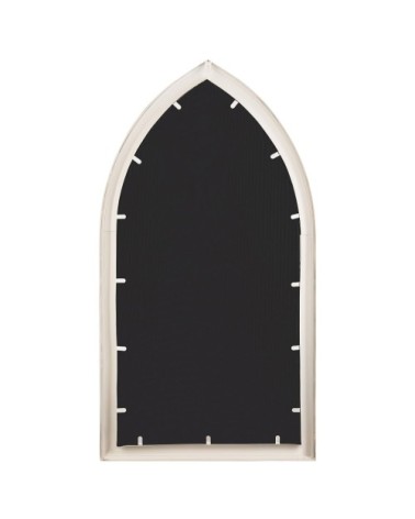 Miroir en métal blanc 113x62