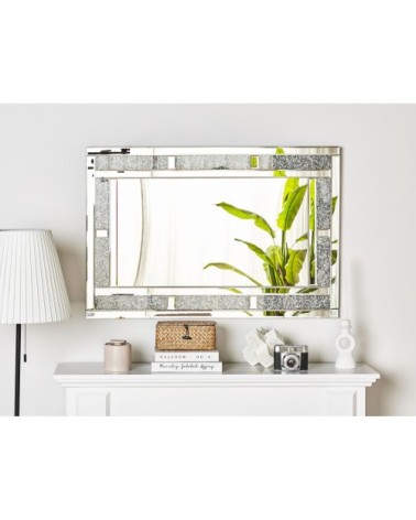 Miroir en verre argenté 90x60