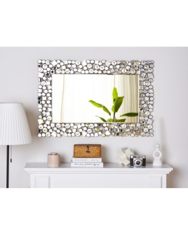 Miroir en verre argenté 90x60