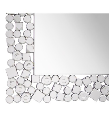 Miroir en verre argenté 90x60