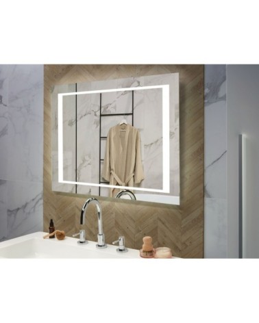 Miroir en verre argenté 60x80