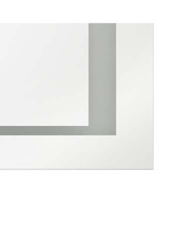 Miroir en verre argenté 60x80