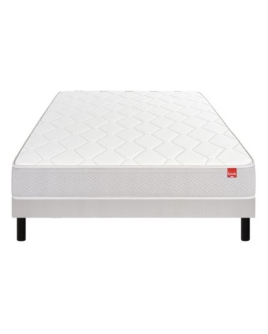 Ensemble sommier tapissier et matelas ressorts 140 x 200 cm