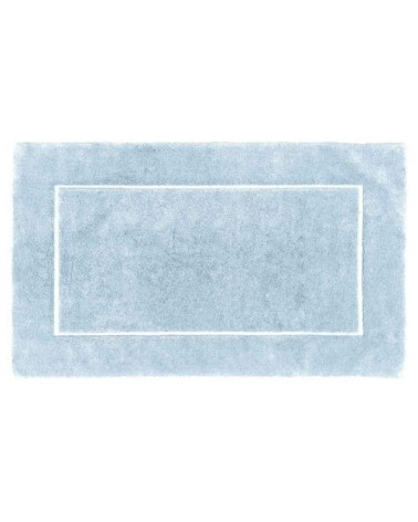 Grand tapis de bain zéro twist 1000gr/m²  bleu arctic  60x100 cm
