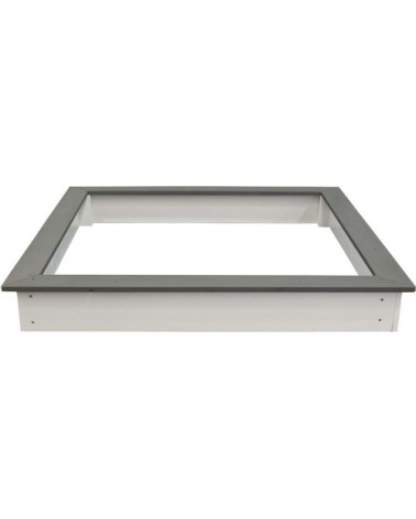 Bac à sable en bois peint avec bâche sandy