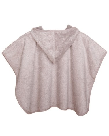 Poncho Eponge 0/24 mois Coton bio Taupe