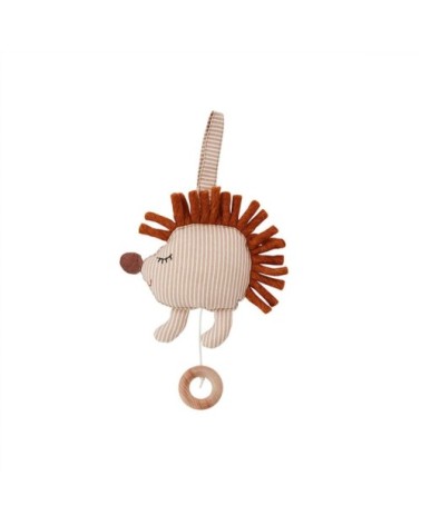 Mobile musical hope beige en coton H15x15,5x8cm