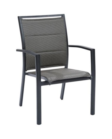 Fauteuil de jardin modulo gris