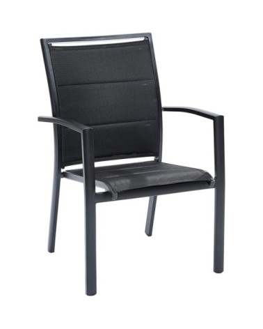 Fauteuil de jardin modulo noir