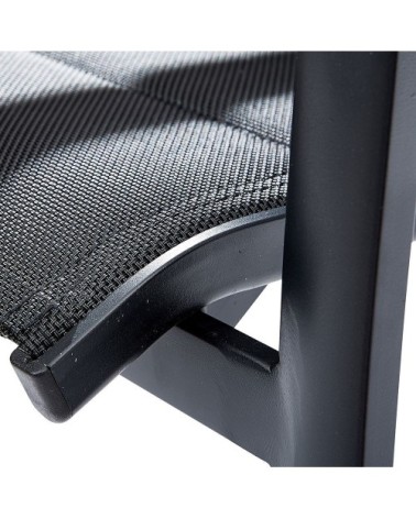 Fauteuil de jardin modulo noir