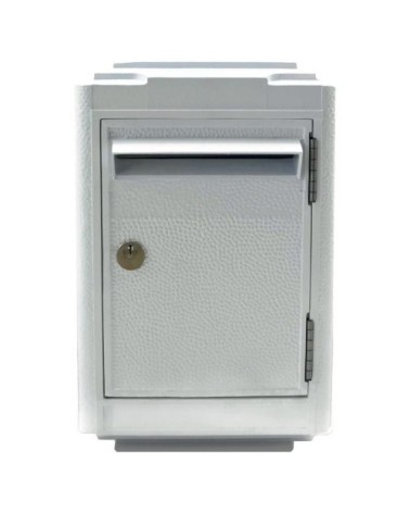 Boîte aux lettres en aluminium petit modèle 1945 gris clair