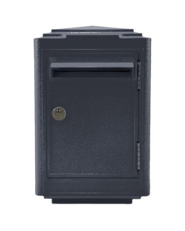 Boîte aux lettres en aluminium petit modèle 1945 gris anthracite