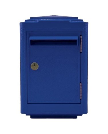 Boîte aux lettres en aluminium petit modèle 1945 bleu
