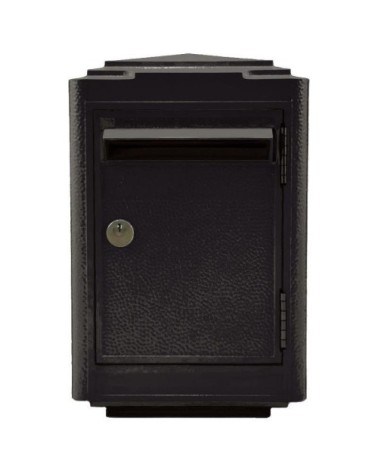 Boîte aux lettres en aluminium petit modèle 1945 noir