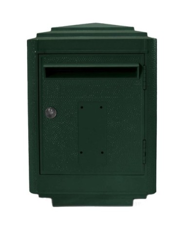 Boîte aux lettres en aluminium grand modèle 1950 vert