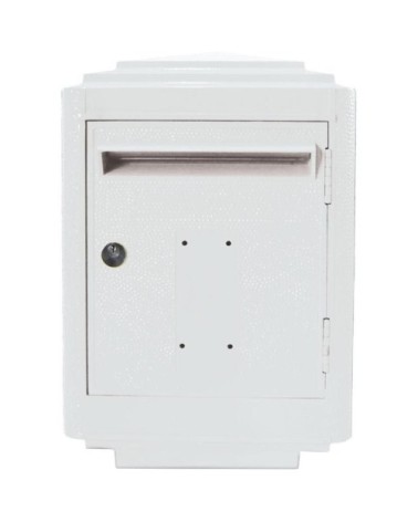 Boîte aux lettres en aluminium grand modèle 1950 blanc
