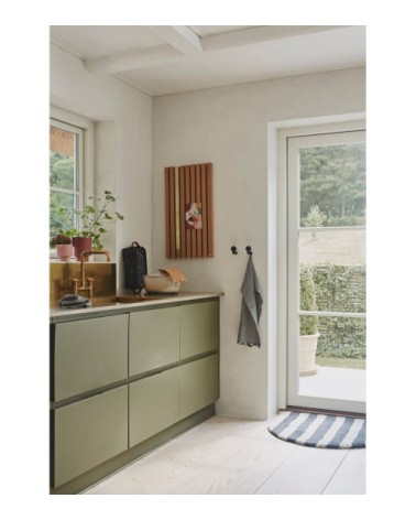 Torchon bleu en coton organique H58x38cm