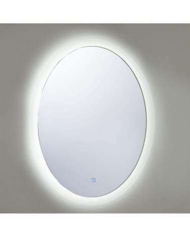 Miroir en verre argenté 80x60