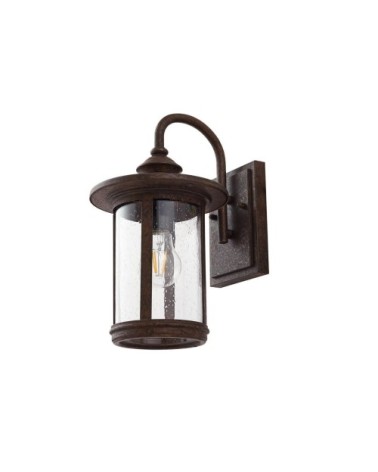 Applique exterieur en aluminium marron