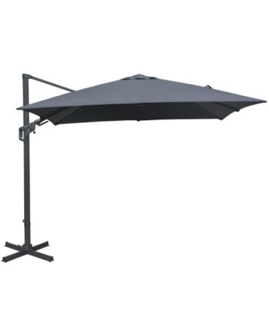 Parasol déporté orientable 360° inclinable gauche droite 3 x 3 m orien