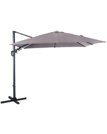 Parasol déporté orientable 360° inclinable gauche droite 3 x 3 m orien