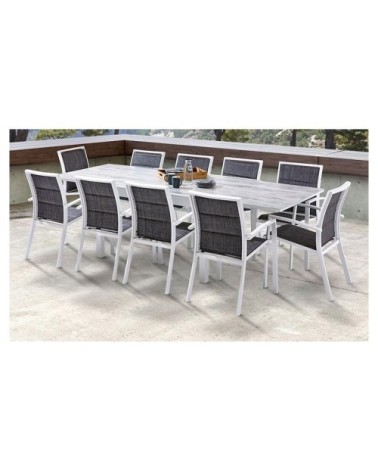 Table jardin Modulo 6 à 10 personnes