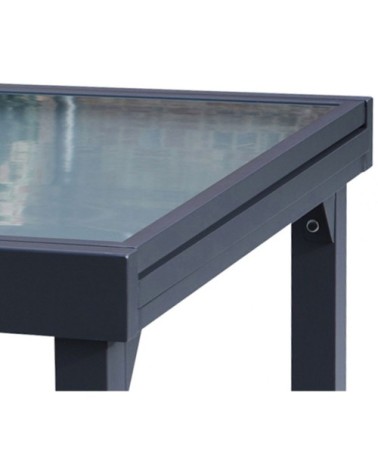 Table jardin modulo 4 à 8 personnes gris