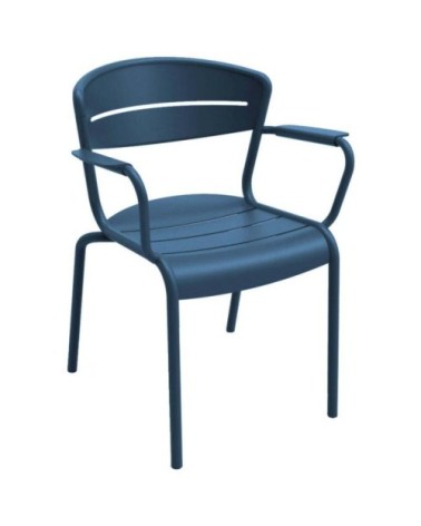 Fauteuils terrasse en aluminium haora (lot de 2) bleu