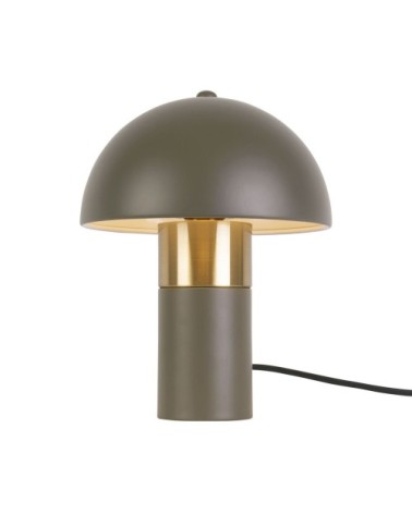 Lampe de table seta métal taupe