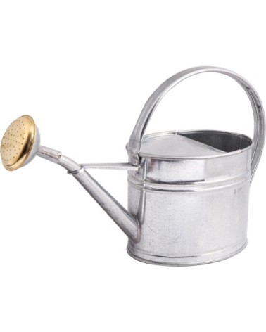 Arrosoir en acier galvanisé avec pomme 1.75 litres naturel