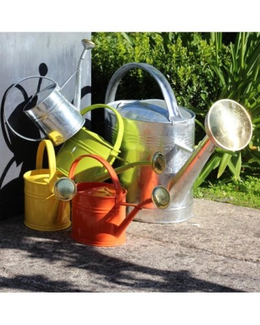 Arrosoir en acier galvanisé avec pomme 1.75 litres naturel