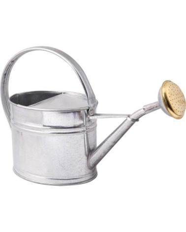 Arrosoir en acier galvanisé avec pomme 1.75 litres naturel