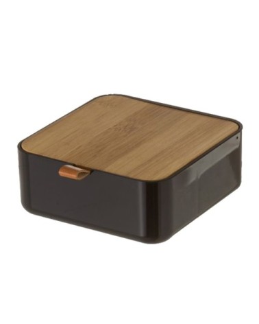 Miroir organiseur à bijoux en bambou