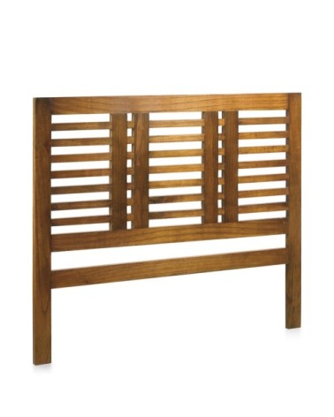 Tête de lit en bois de mindi marron L165