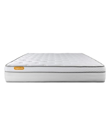 Matelas 140x190 Ressorts et mémoire de forme - Equilibré