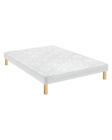 Ensemble happy lit - 100% latex + sommier confort medium 140x200