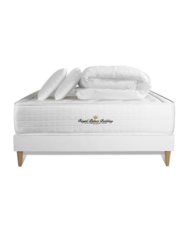 Pack matelas sommier 160x200 oreiller couette