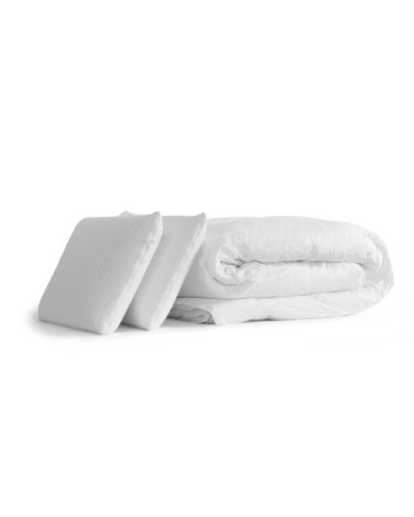 Pack matelas 180x200 double sommiers oreiller couette