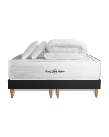 Pack matelas 180x200 double sommiers oreiller couette