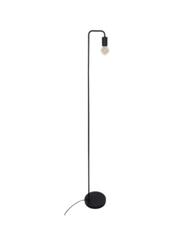 Lampadaire métal noir H150cm