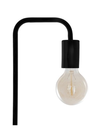 Lampadaire métal noir H150cm