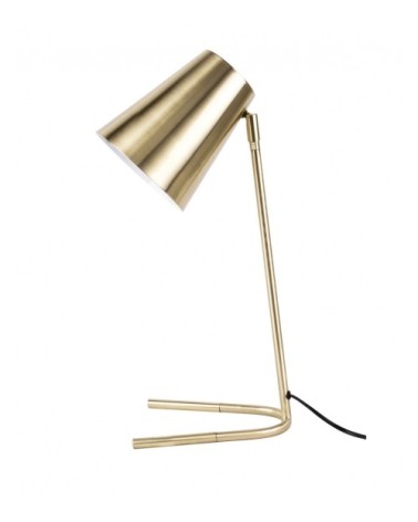 Lampe en métal brossé à poser